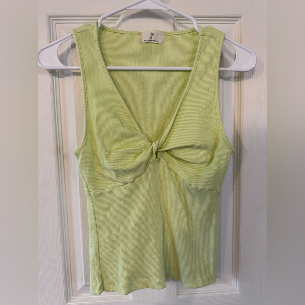 Lime Green Sleeveless Women's Top